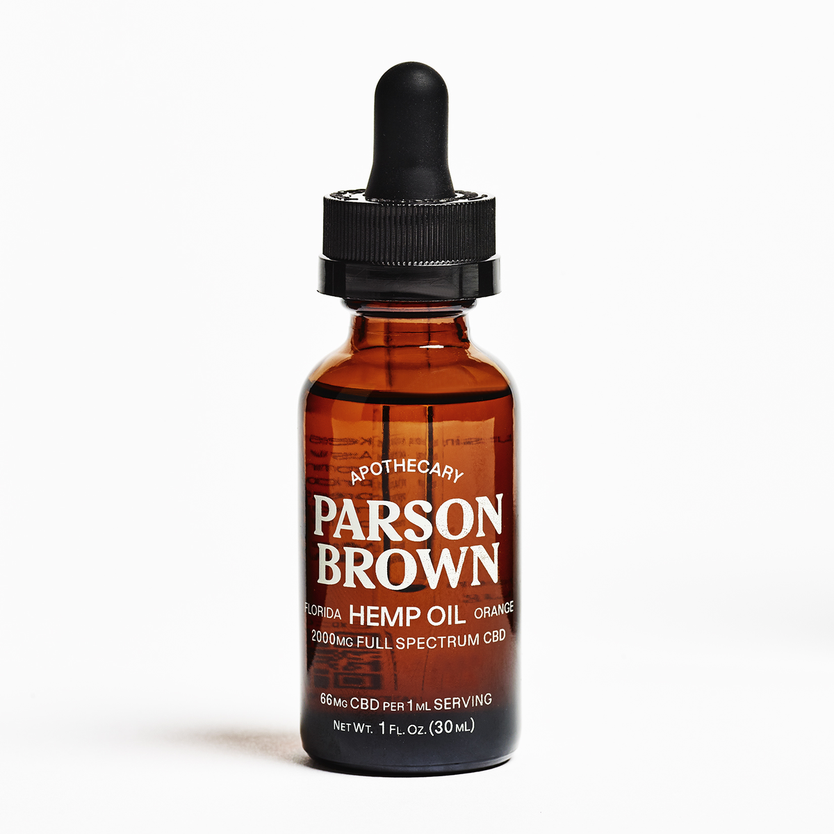 Parson Brown Organic CBD Tincture: Natural Hemp Oil Drops